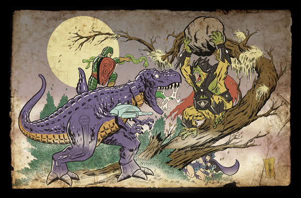 sergebomba's tweet photo. #Gygor #KingHsss #TyrantisaurusRex #HeMan #GeekHour https://t.co/UxcIknlXQ6