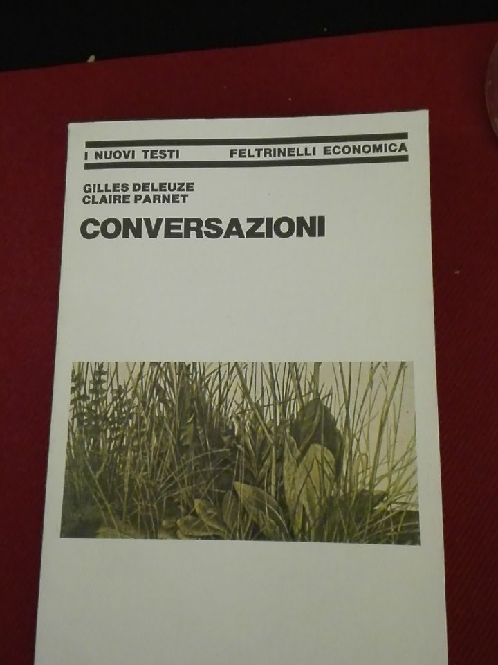 PTamborlini's tweet image. &quot;Mai fare il punto, semmai tracciare delle linee&quot;. Conversando con #Deleuze #Parnet e @ferdbardamu