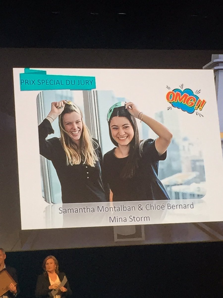 be_wily's tweet photo. #PrixSpecialDuJury at @MoovJee ceremony, congrats to #MinaStorm https://t.co/QJ0MoBR6od