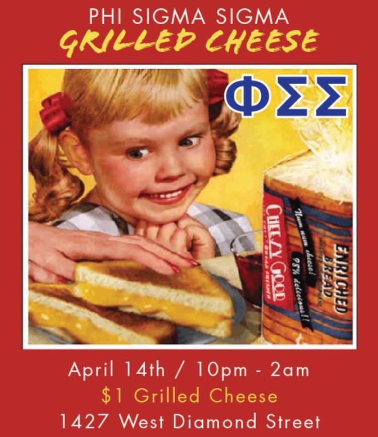 What's better than $1 Grilled Cheese? We can't think of much! We hope to see brothers of the IFC on Thursday night!