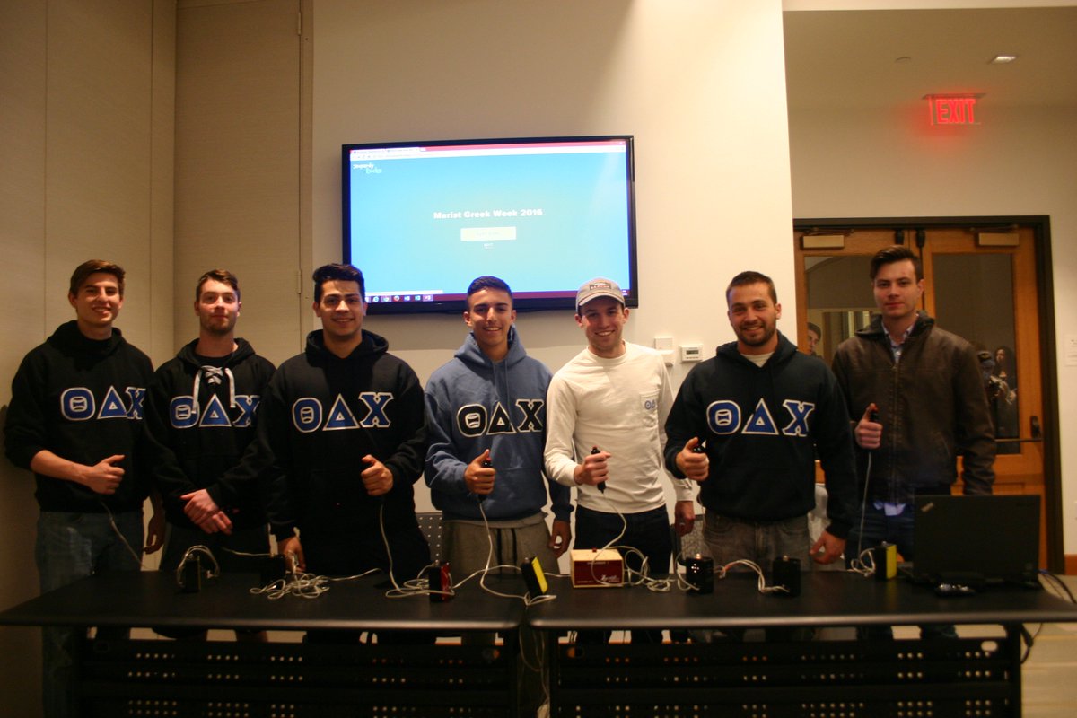 MaristGreekLife's tweet photo. TDX team for jeopardy!
@tdxatmarist https://t.co/zmS0j0pVZ7