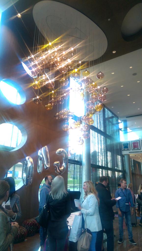 APPLECOMMS's tweet photo. There's a buzz and a busload checking in for the #TCXOMG16 tonight! #excited #OMG @SkyHighSales #salesconference https://t.co/9bjmwYQZKy