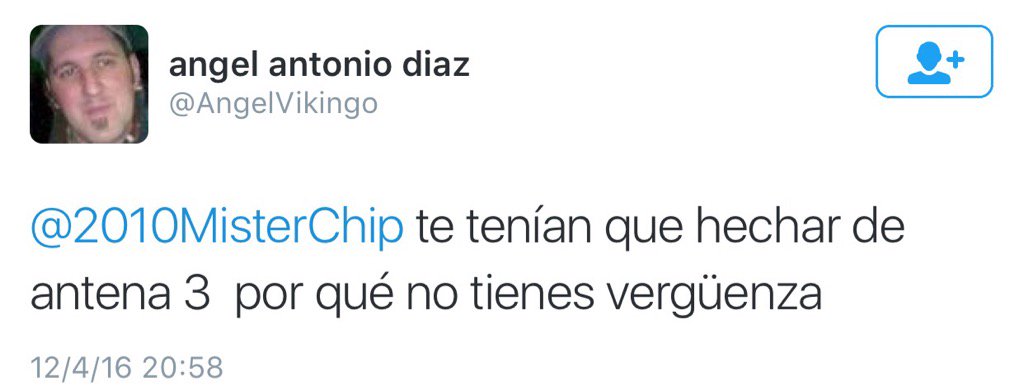 2010MisterChip's tweet photo. Y a ti deberían readmitirte con urgencia en un colegio de enseñanza básica. Con mucha ortografía a ser posible 😉 https://t.co/NhinK03DRM