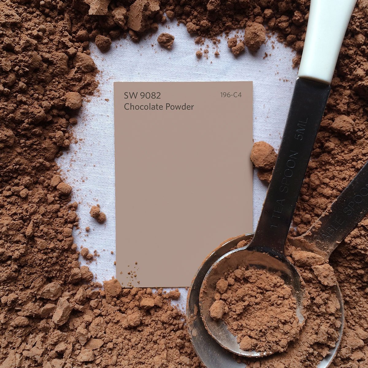 SherwinWilliams's tweet photo. Craving color? Chocolate Powder SW 9082 might just hit the spot. https://t.co/jAJ3XgKNVc https://t.co/FhMJsXcp5o