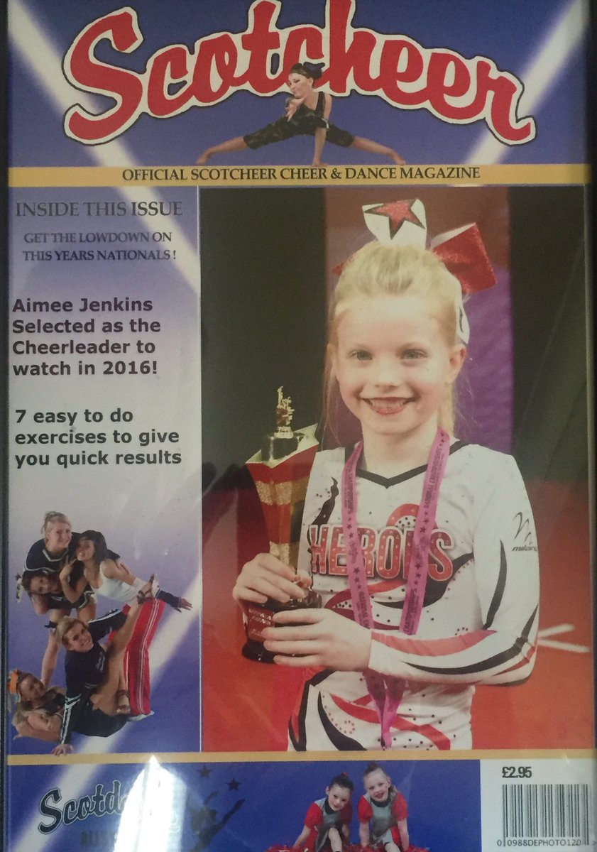 LornaJenks's tweet photo. Too damn cute ☺️🎀💕🏆@Scotcheer #Winner #magazinecover #onetowatch 😊 https://t.co/1C4Ih7jGYw