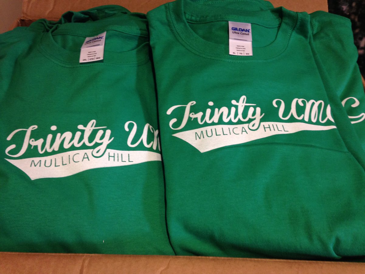 tumcMullicaHill's tweet photo. Our new softball shirts courtesy of DeFy Ink have arrived. Pick one up at practice tonight at 6. #trinitysoftball https://t.co/HEzudJjPfA