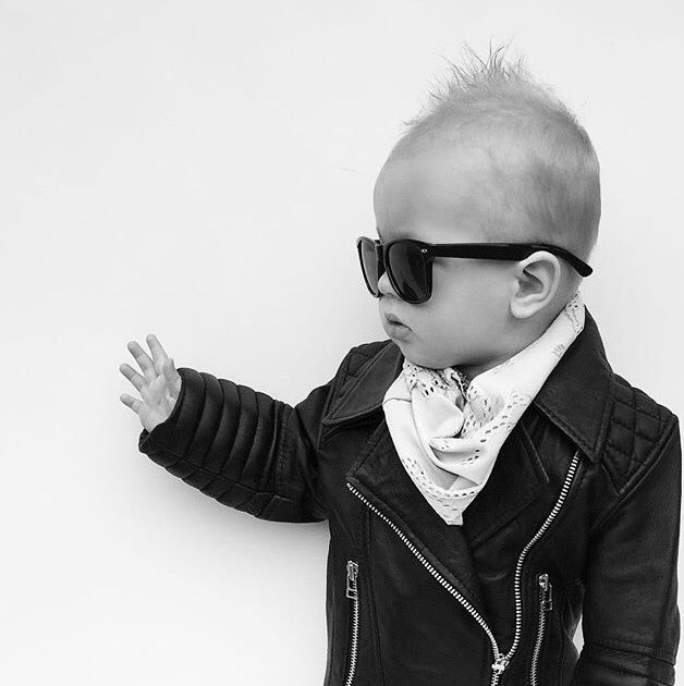 BabyBandits's tweet photo. This little dude is killing it! Leathers are selling out fast again! Made from the softest leather ever! #fashion https://t.co/nuvQNAqNSJ