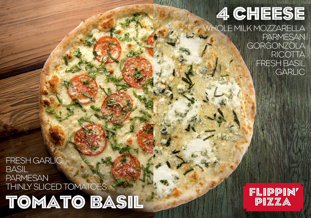 FlippinPizza's tweet photo. A couple more of our favorite pies!
Give us a shoutout with your fav’s!

#pizza #flippinpizza #TomatoBasil #4Cheese https://t.co/0HmIGetP8l
