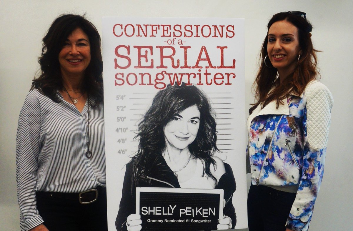 SChantouria's tweet photo. Amazing workshop with multiplatinum songwriter Shelly Peiken,organized by #LAWIM #serialsongwriter #sabinachantouria https://t.co/cYrRethVWL