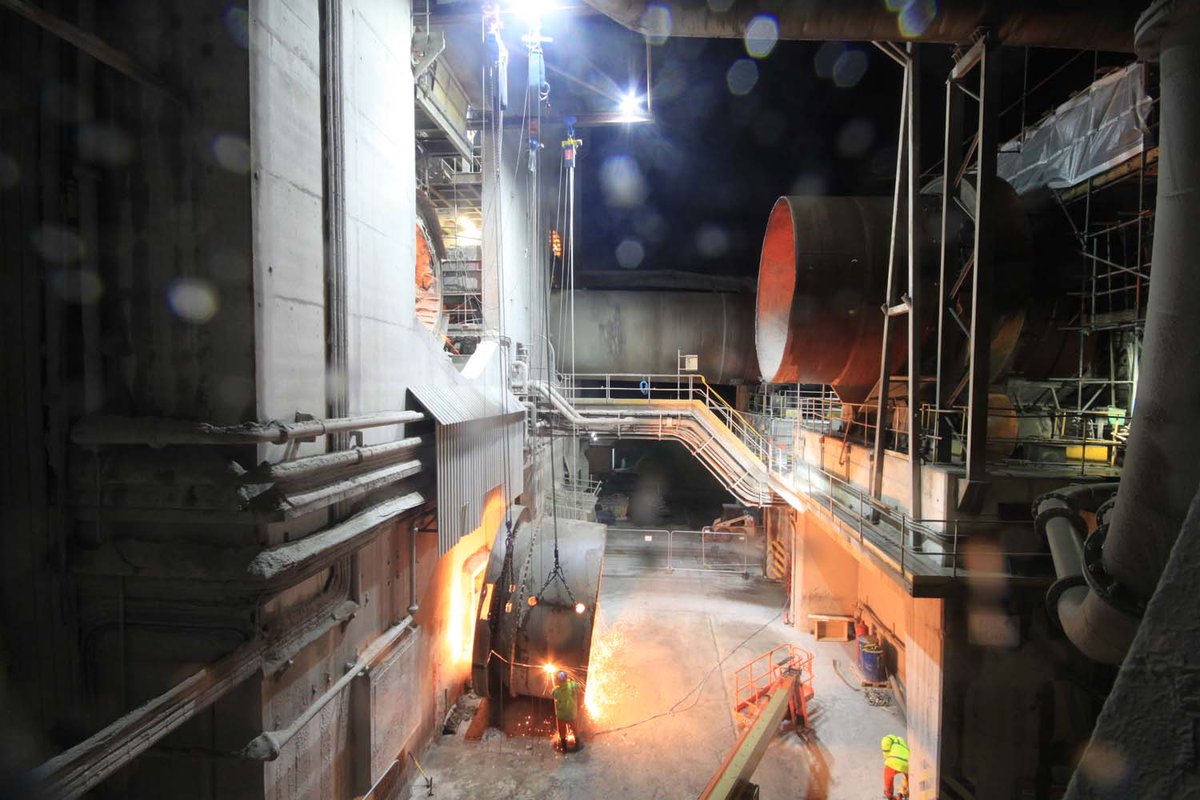 HopeCementWorks's tweet photo. Our Cement Works never sleeps, Our team works hard around the clock to sustain production of the finest cement in GB https://t.co/ruShBFx7wl