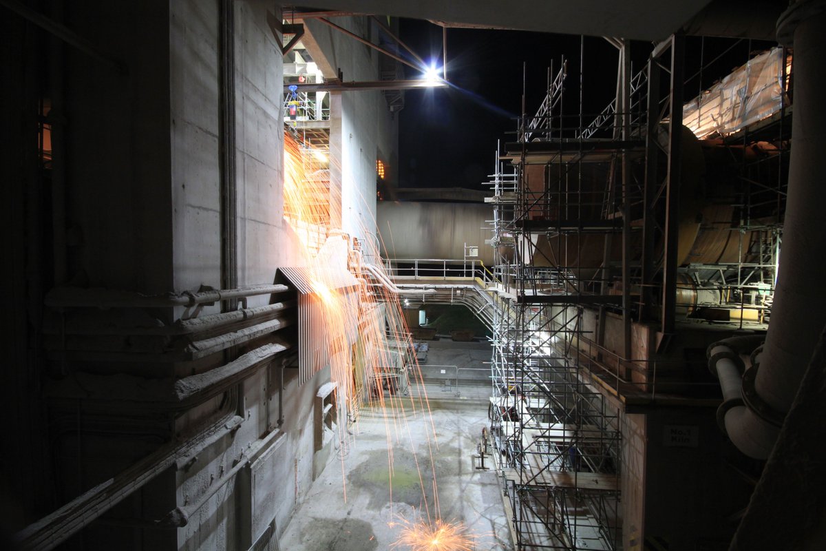 Our Cement Works never sleeps, Our team works hard around the clock to sustain production of the finest cement in GB