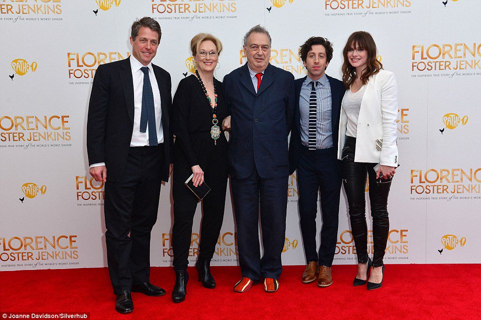 Rebecca Ferguson web on X: “Hugh Grant, Meryl Streep with director