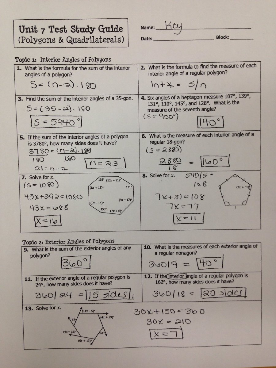 geometry unit 8 homework 2 answers