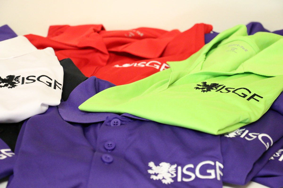 ISGFJobs's tweet photo. ISGF is ready for the summer. Are you? #NewShirts #NewColors #BigLogos https://t.co/kdnA32RFB9