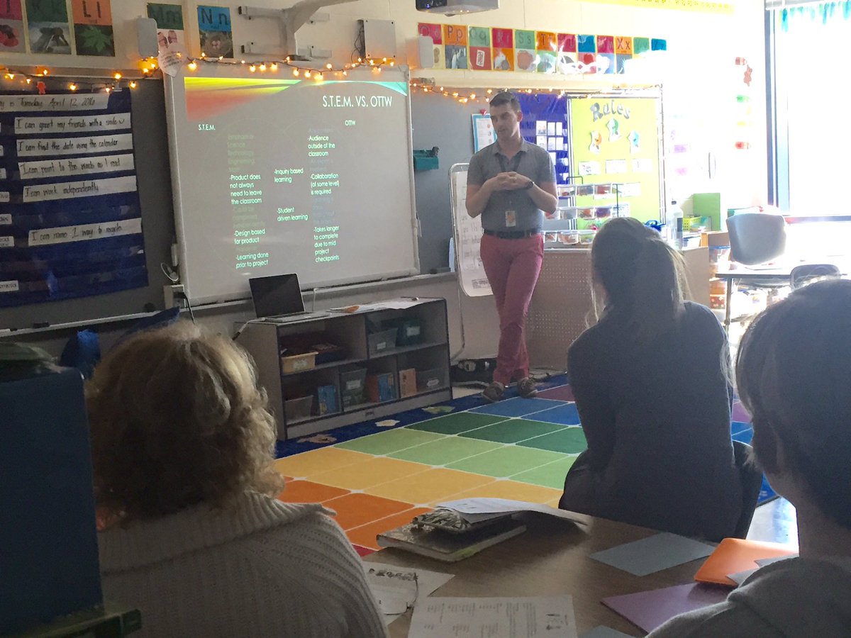 mrskdempsey's tweet photo. @wes_strayer Leading PD about the overlap between #OTTW & #STEM #vcec16 @childengineer https://t.co/9JyZTHwvTu