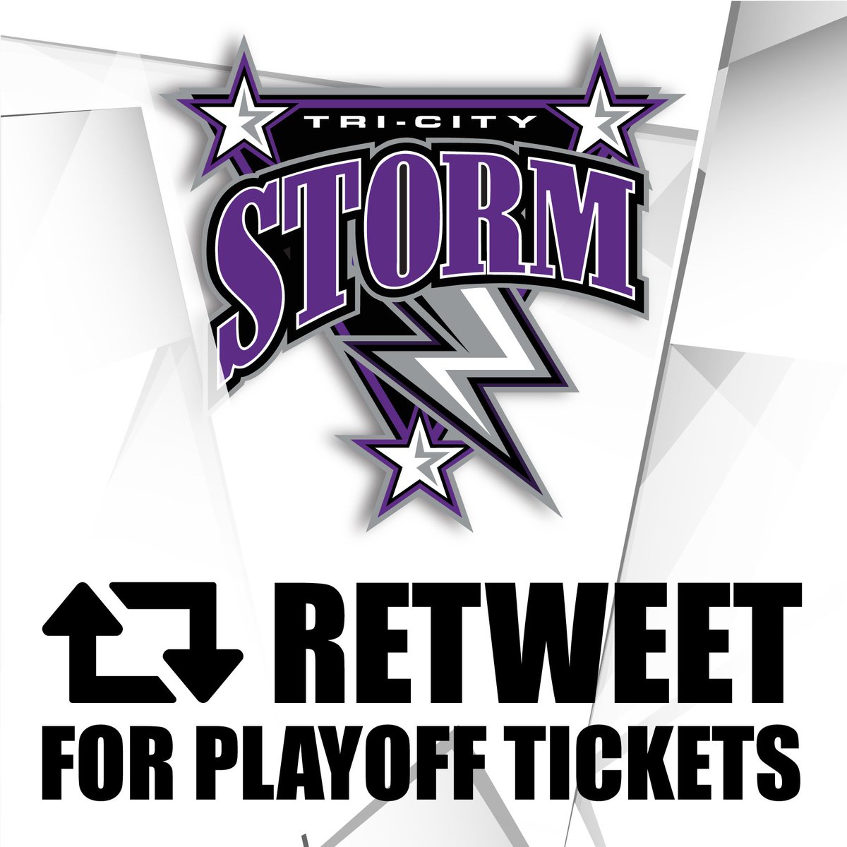 TriCityStorm's tweet photo. RETWEET for a chance to win 2 tickets to the Clark Cup Playoffs! TC vs SF 4/14, 7:05pm! Winner chosen 4/13 at 11am! https://t.co/q9g0xMWdO4