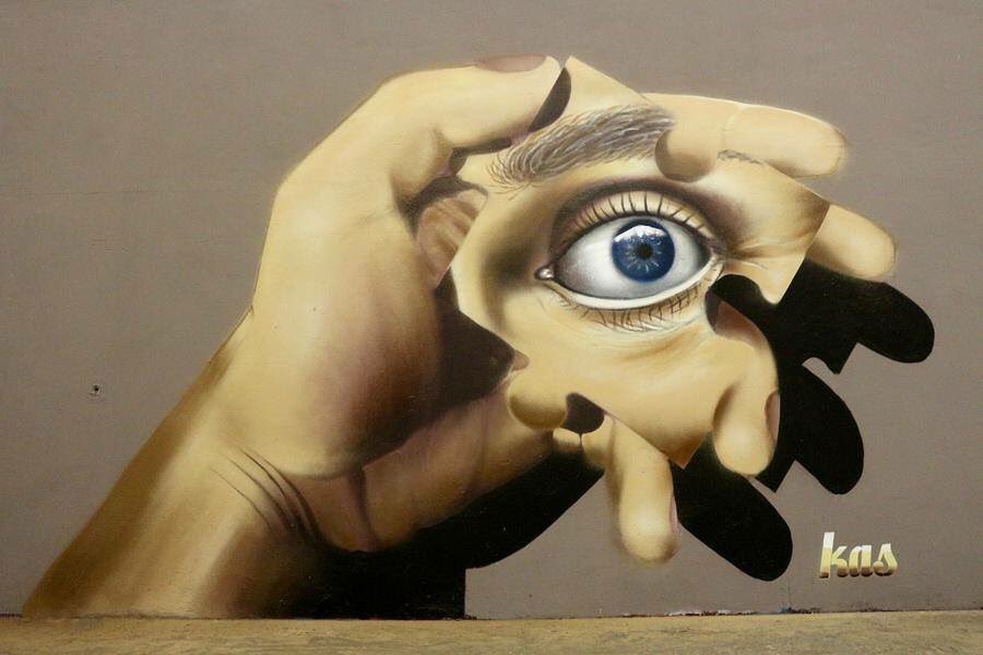 GoogleStreetArt's tweet photo. 'Hand to eye coordination'
New Street Art by KasArt 

📍Brussels 
#art #mural #graffiti #streetart https://t.co/GH39L2sXTn