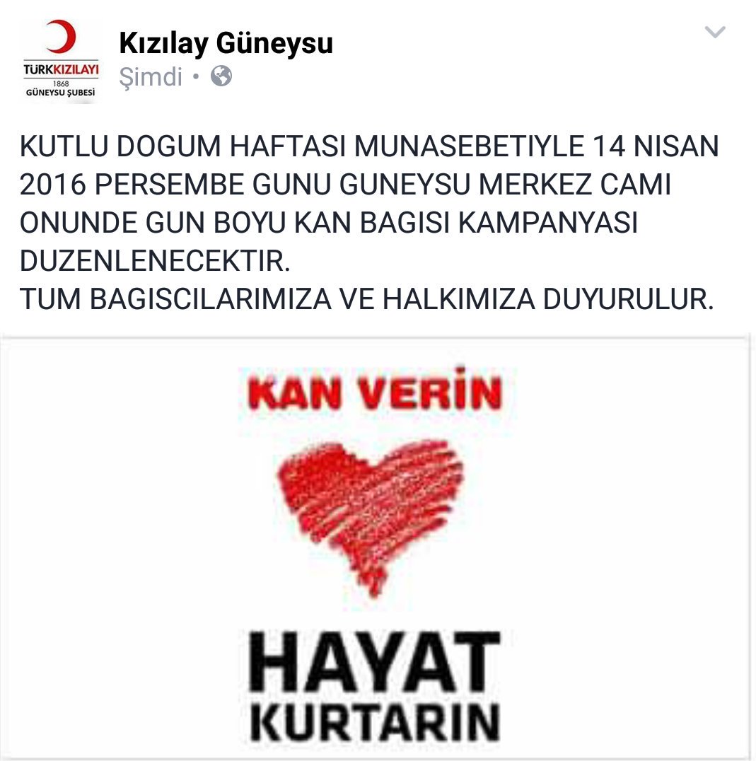 TÜRK KIZILAY GÜNEYSU (@guneysukizilay) on Twitter photo 