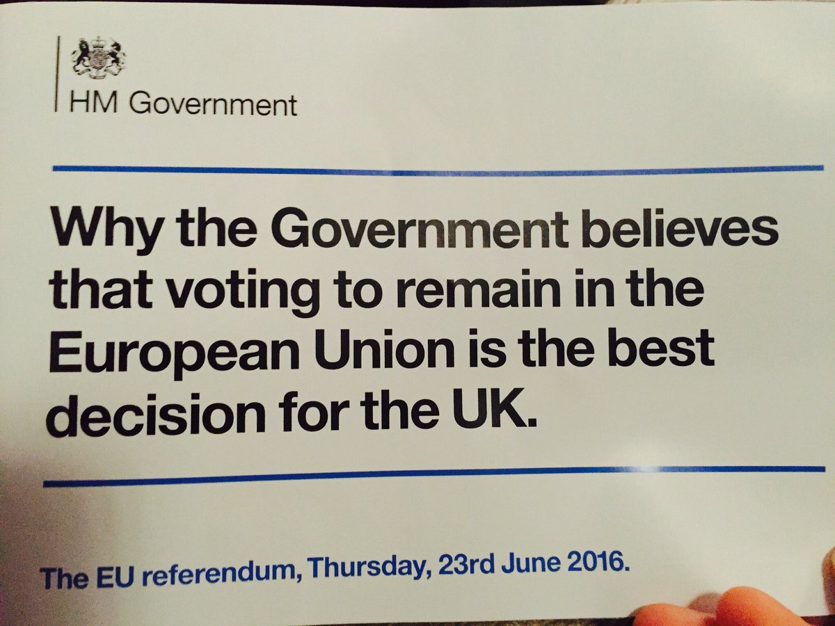 yanoit_polls's tweet photo. Got this in the post today! 
Will you vote for BREXIT? https://t.co/G0bUnJ0kDs
#yanoit_polls @LSE_UKinEU @NoThanksEU https://t.co/wp1hKDXCbj