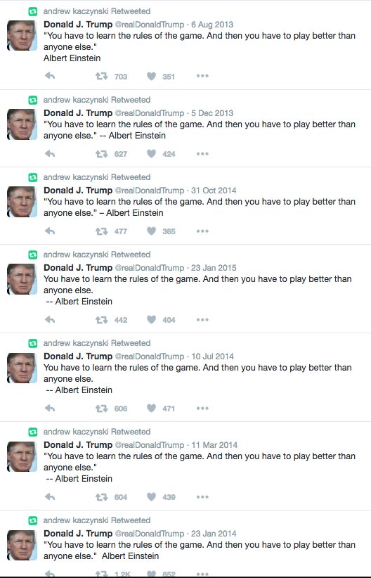 astutepanther's tweet photo. lol this is classic
#Trump #delegateselection https://t.co/hQT4iZhu0G
