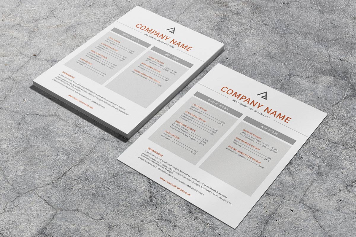 Macrochromatic's tweet image. Free Graphic Design Rate Card Template by @macrochromatic 
#PSD #Rate #Card 
💻 ➝ goo.gl/m5kbb1