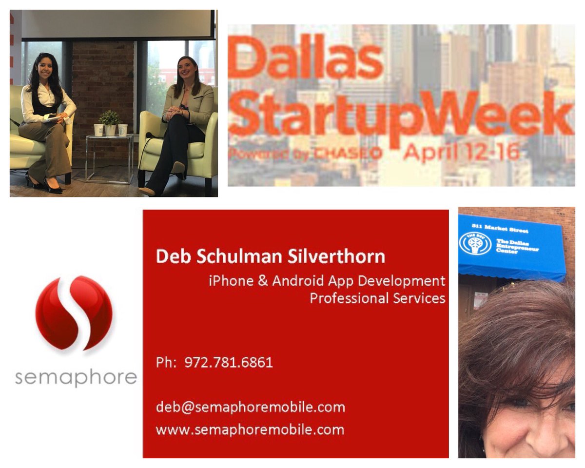 SemaphoreMobile's tweet photo. https://t.co/uO36NIECJI APPreciate @DFWStartupWeek @theDECtx  @DallasSmartCity IOT talk! Dallas - the smartest city! https://t.co/pPEGCo6yfO