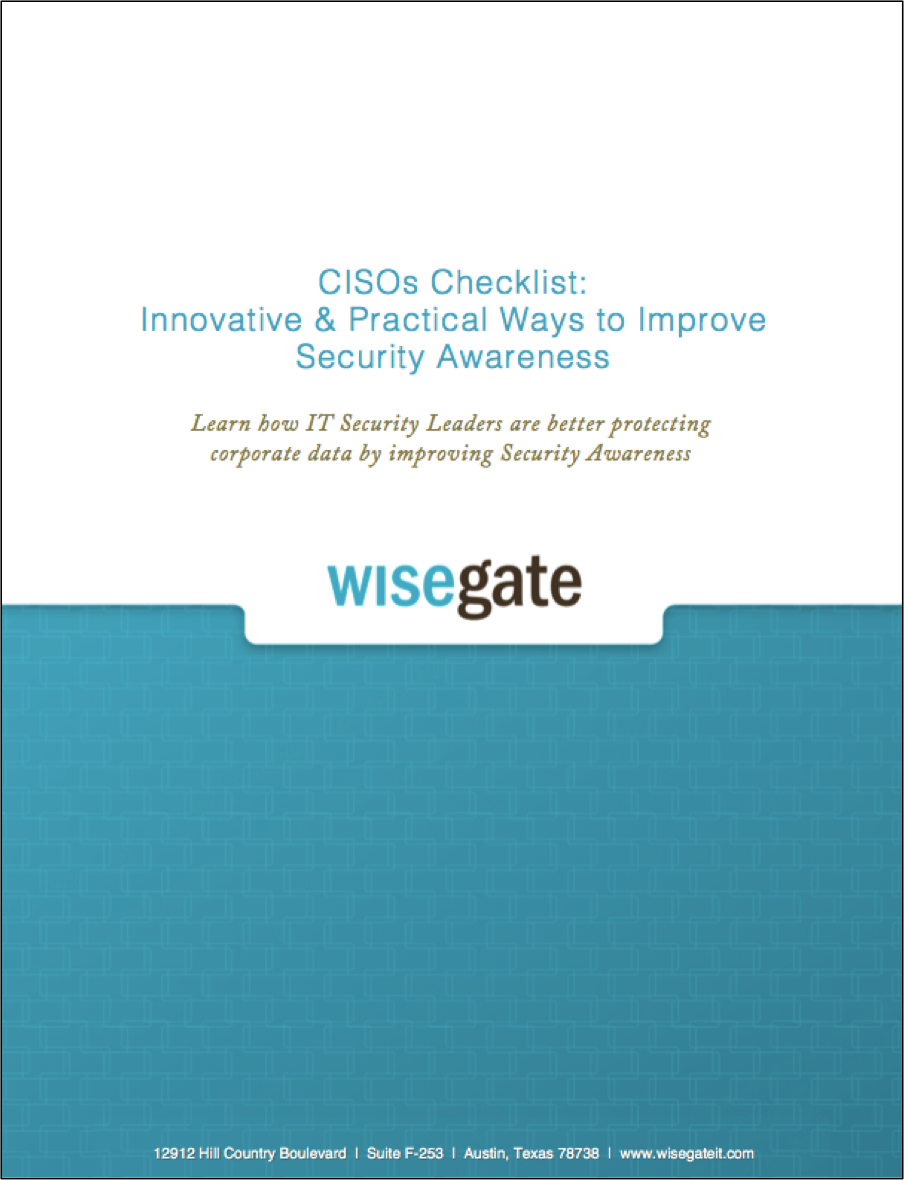 wisegateIT's tweet photo. Wisegate Report: CISOs Checklist | Innovative &amp; Practical Ways to Improve Security Awareness https://t.co/MNiq82TaFd https://t.co/J3LJeHZhwx