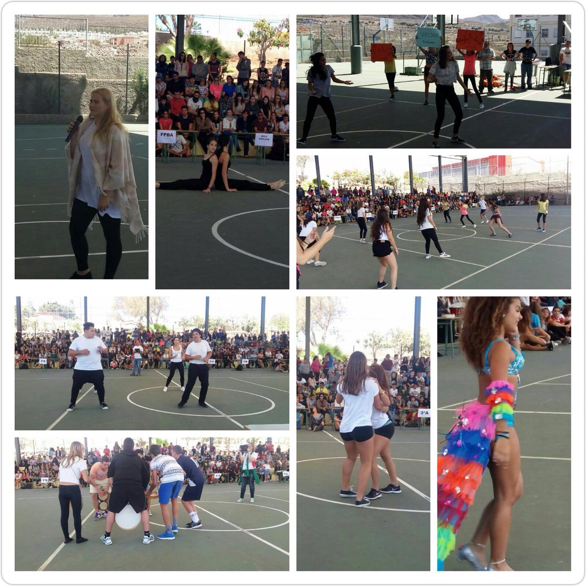 Gran Gymkana la de hoy. Participó todo el alumnado de ESO, PCAs y aulas enclaves. Todo un ejemplo de cooperación.