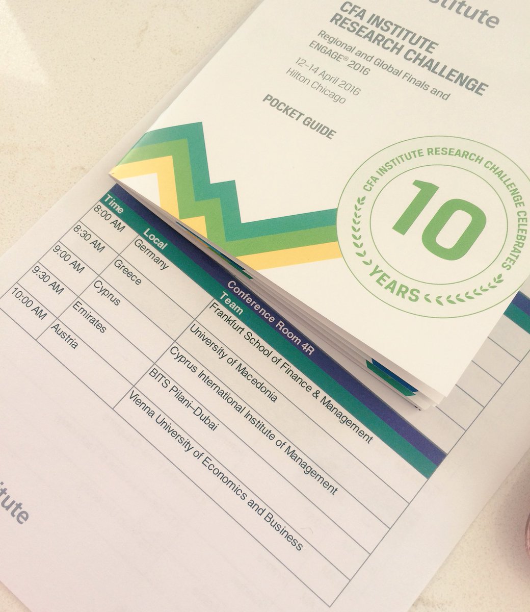 01ML22's tweet photo. EMEA Semifinals #CFAResearchChallenge @CFAchallenge @FrankfurtSchool https://t.co/F7dyYx39mD