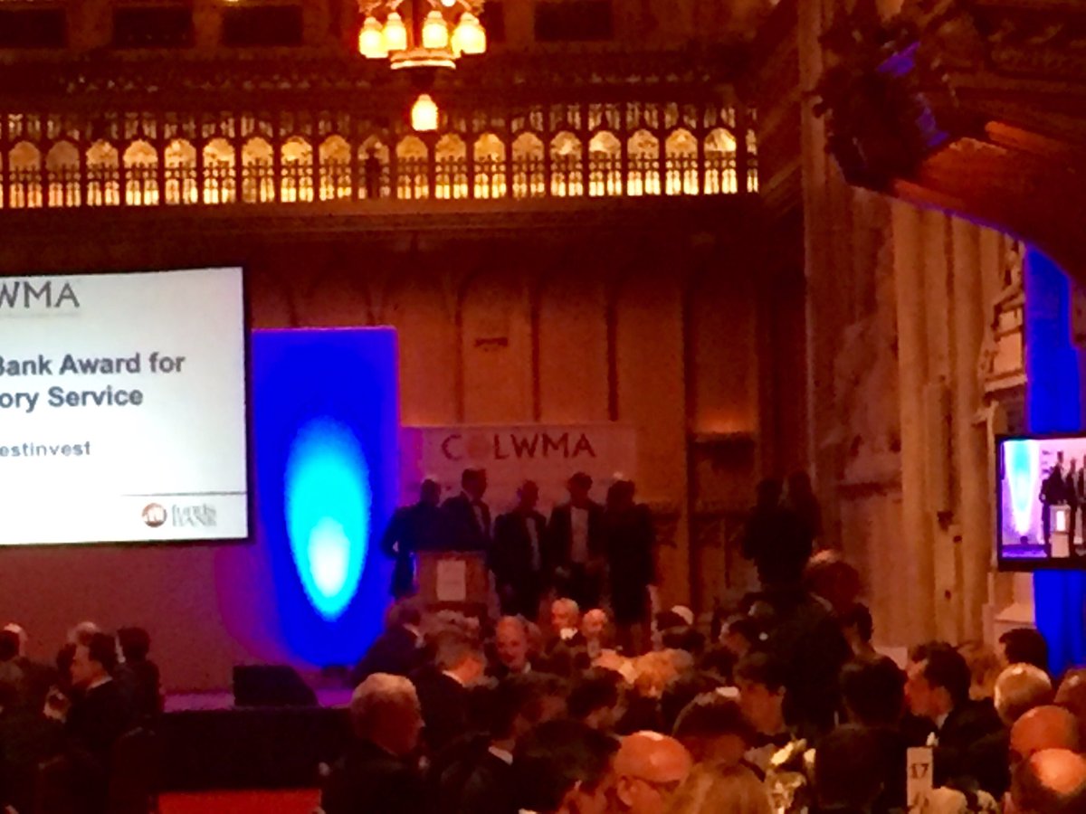 bestinvest's tweet image. For the second year in a row we have been awarded the Best Advisory Service at the #COLWMA2016
