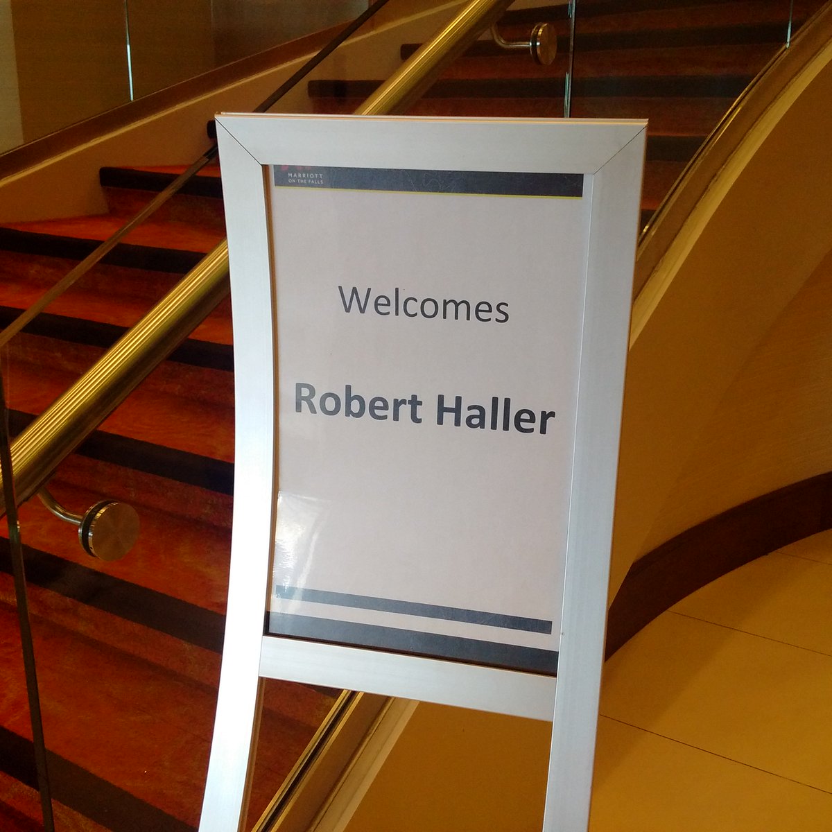 jduong's tweet photo. @WaterHaller When you're this big, Mariott Gateways welcomes the water Haller https://t.co/CT388pKWkv
