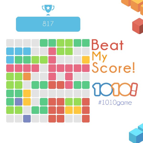 BonesMJ24's tweet photo. Beat my score! #1010game https://t.co/Hqpqti7EZr https://t.co/qWdr6oTFWw