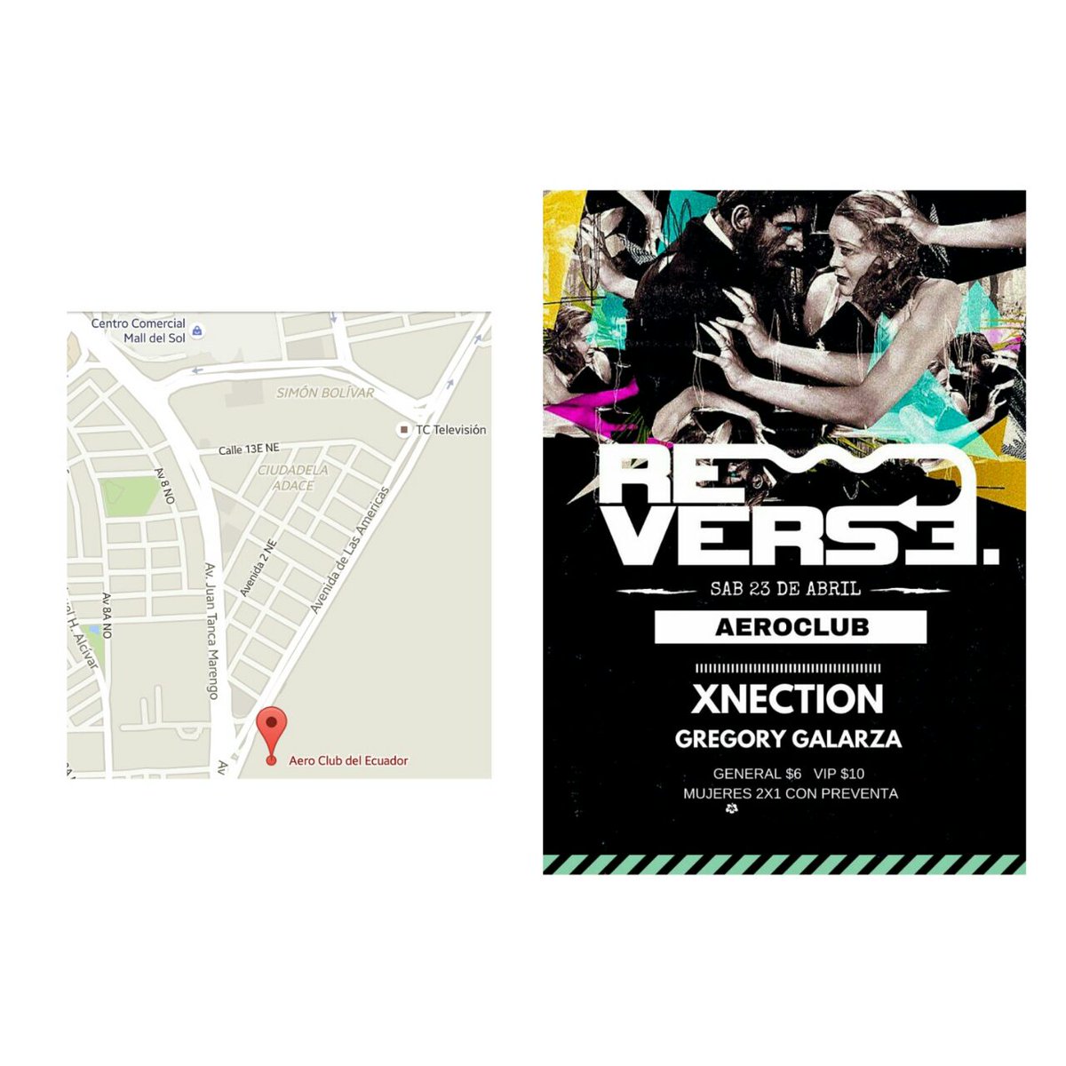 alexmorenonegr1's tweet photo. @FreakOut_EC 
* * * REVERSE * * *
Fecha:23 de abril
Lugar:AEROCLUB
PRE-VENTAS :
🔰Gnrl $6
🔰VIP $10 https://t.co/fyvm2cYsjD