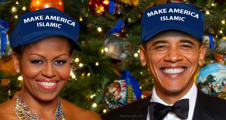 JonJBurrows's tweet photo. Those fabulous Obamas. #FirstGrifterFamily #ObamaHatesAmerica #Talibama #MuslimObama #barackobama #potus #ISISbama https://t.co/urJlcmcCYb