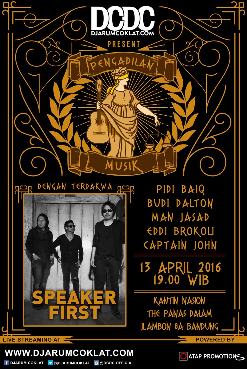 orkesjoko's tweet photo. Hah?? @SPEAKERFIRST mau di adili ?? Kasus apa yah ?? #DCDC #PengadilanMusik https://t.co/hXK14LdoPq
