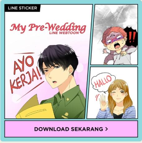 Line Sticker My Pre-Wedding sudah siap.buat didownload. Ayo download sekarang.