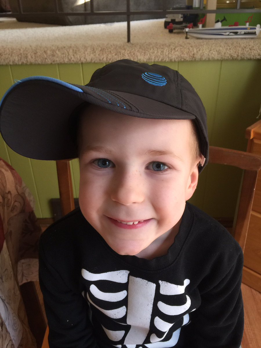 SWTrain99's tweet photo. Check out my son's new hat ๐ #futureattemployee #LifeAtATT #TUTrainiac https://t.co/jrMJJdGVrY