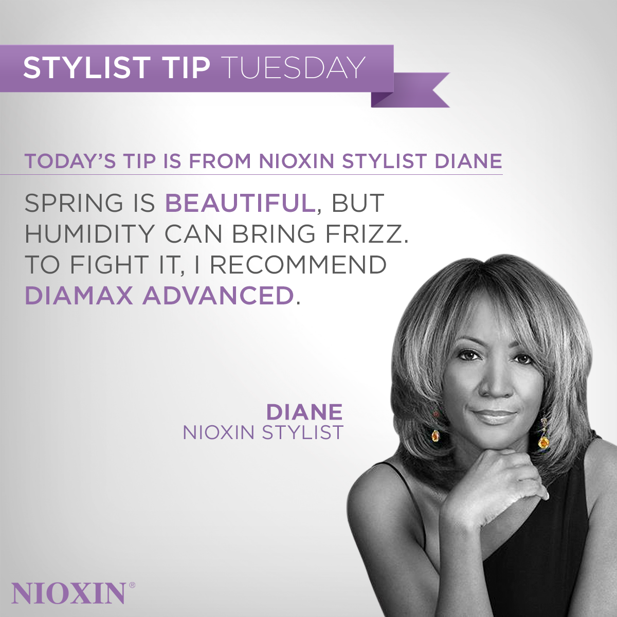 NioxinProducts's tweet photo. Your hair will gladly welcome spring with today's #StylistTipTuesday from our Top Artist Diane Stevens! https://t.co/QM8ghunN4y