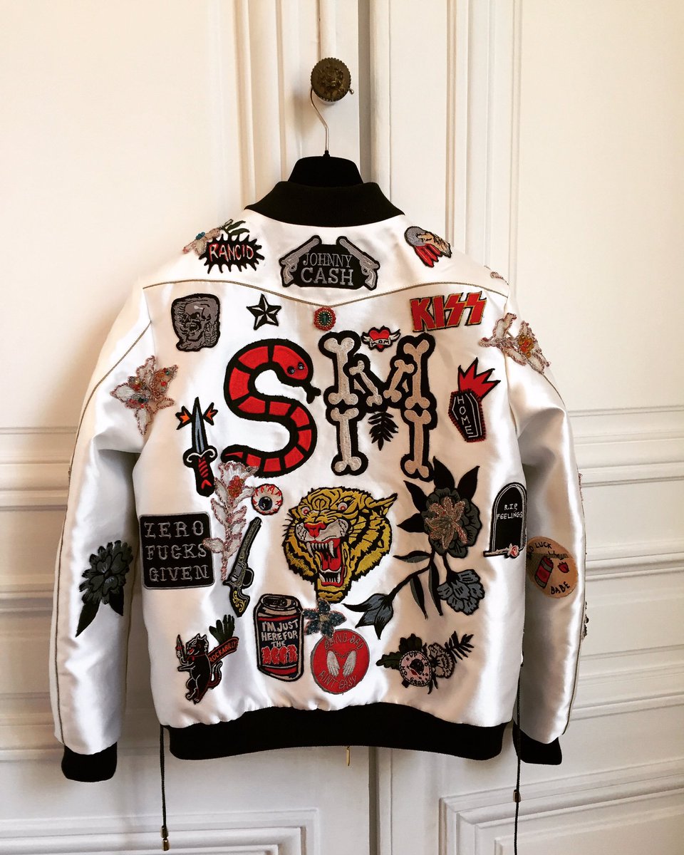 maisonmansour's tweet photo. Customize your own #SandraMansour Bomber Jacket! Exclusive on @modaoperandi #MadeForModa #PreO https://t.co/nMg4Cf8AW5