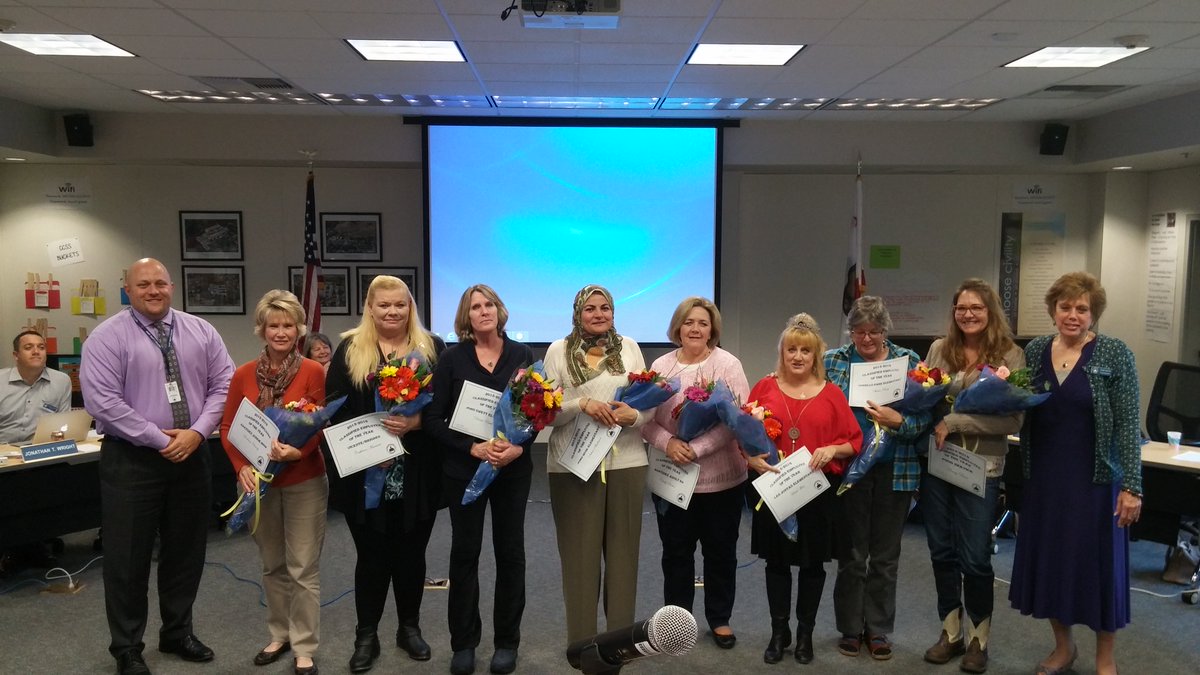 Congrats MUSD Classified Employee of the Year nominees! Heidi Wise, LSE Office Manager, to represent at County!