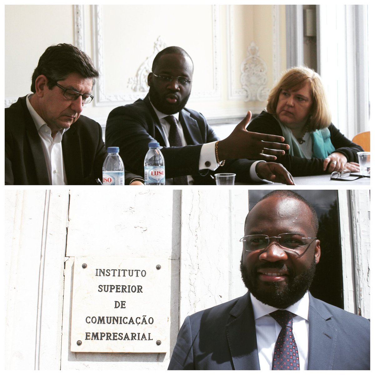 Dei uma aula/Conferência muito interessante no Instituto Superior de Comunicação Empresarial em Lisboa. Muito grato!