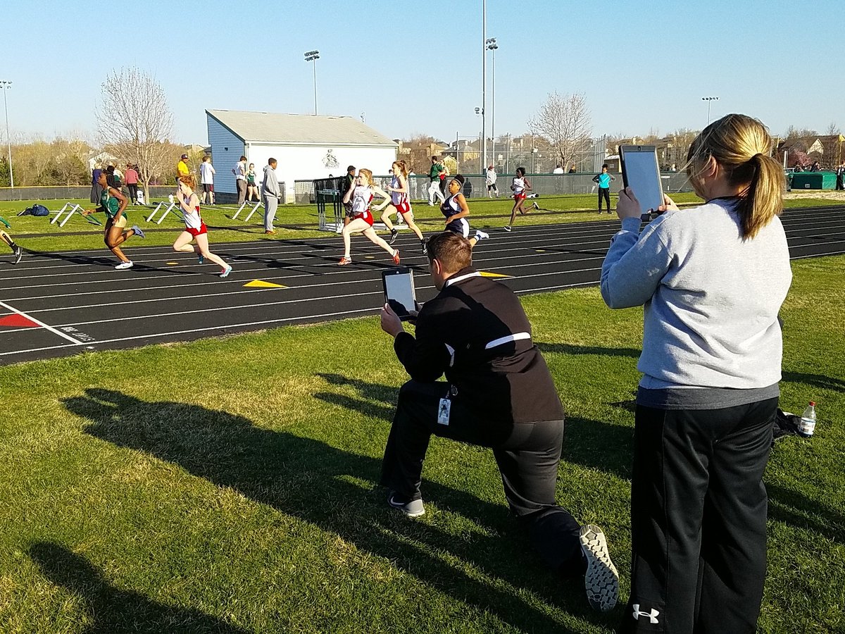 nateseggerman's tweet photo. @MWHSWildcats using some #tracktech at the #millardwesttrack JV invite. @bowk13 @Loofe33 https://t.co/lDRIxV6cNU