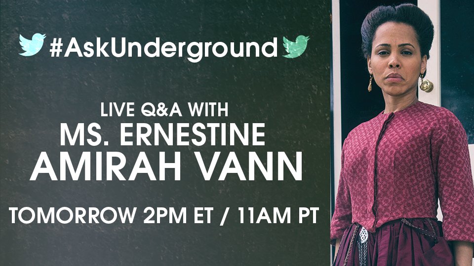 UndergroundSPTV's tweet photo. Don't miss the lady of the house, Ms. Ernestine, in a live Q&amp;A session tomorrow at 2PM ET! https://t.co/dDHooBdI3U