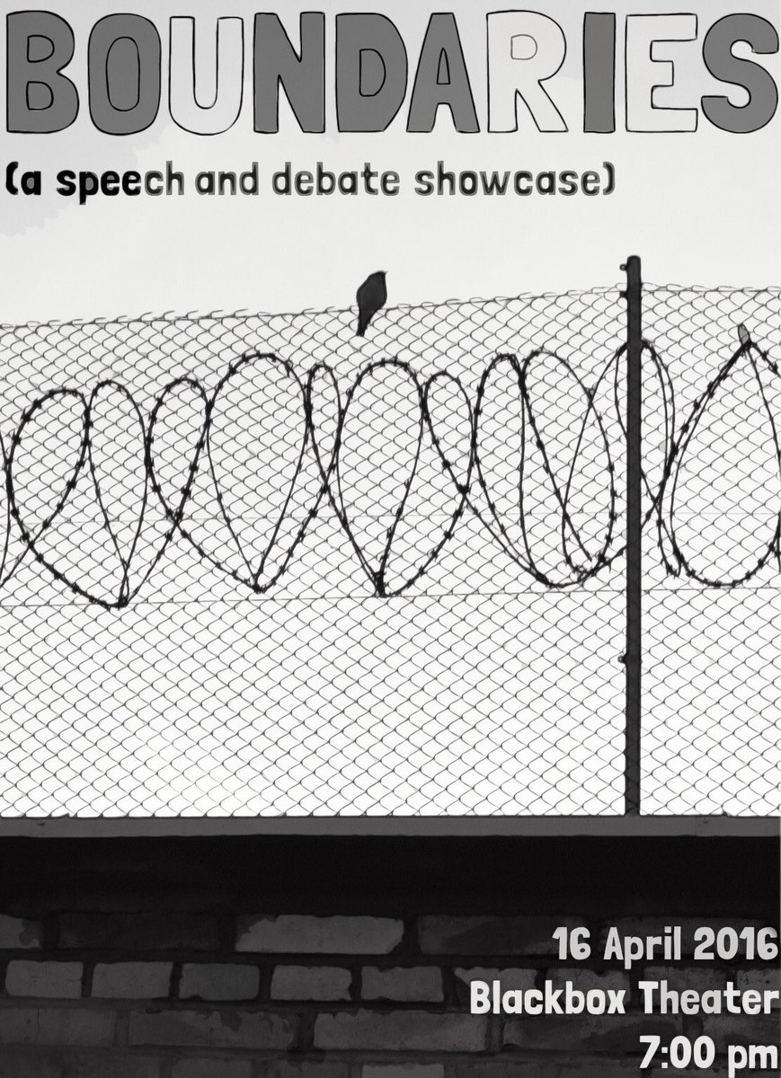BCPXCPDebate's tweet photo. You. Blackbox. Boundaries. Us. Saying things. Having fun. 7 pm. Donate to The Kino Border Initiative. https://t.co/m4O7nNNjkq