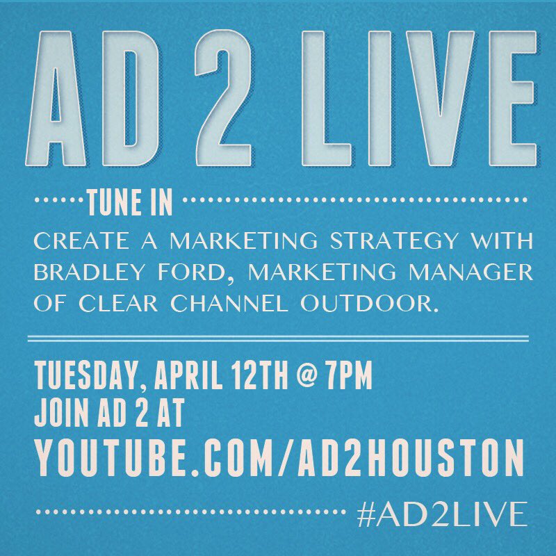 Ad2Houston's tweet photo. About thirty minutes 'til show time! #Ad2LIVE https://t.co/yP5ipal1GC