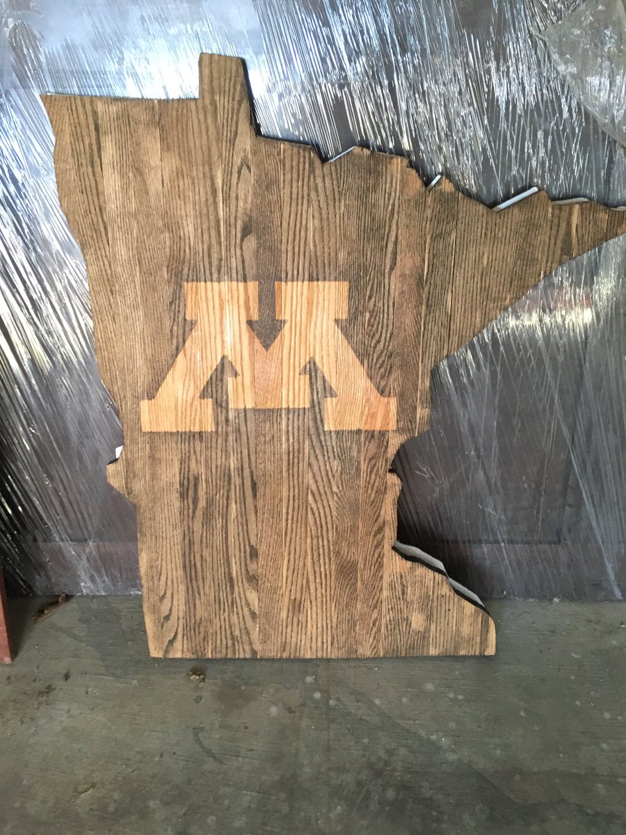 llc_summit's tweet photo. Nice, fun side project @KevinLeiferman made in the garage. Next one is going to be a @mnwild one!! #playoffs https://t.co/r6pK03ZsNQ