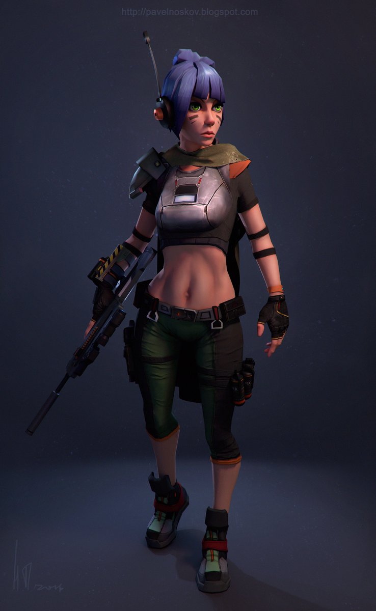 pavelnosart's tweet image. #3d #character #lowpoly #gameart #sketchfab #render #blender #cycles #b3d
SciFiGirl - render artstation.com/artwork/rW18m