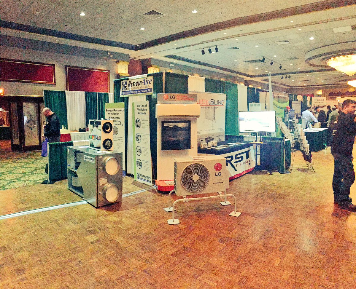 RSTThermal's tweet photo. Out at the #ASHRAEBoston product show. Today's menu includes #ventilation, #invertertechnology and #mounting! https://t.co/x5FWwN4Xvs