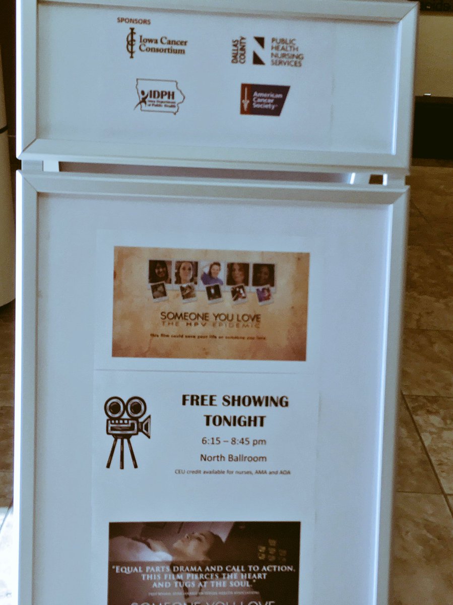 iowa_sara's tweet photo. #someoneyoulove screening @ #IAGovCPH. #hpv vaccination is #cancerprevention @CancerIowa @ACS_Iowa @IAPublicHealth https://t.co/8Ir1X5leTc