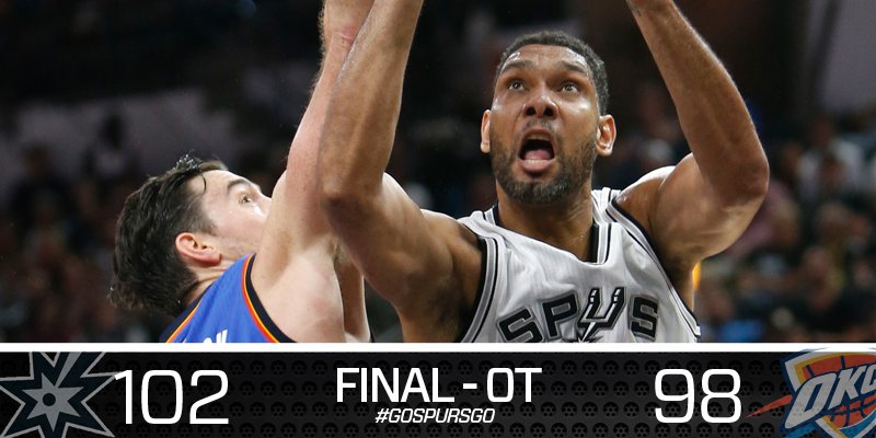 spurs's tweet photo. Closing out the regular season at home with another #SpursWin! https://t.co/sUZwsoucoL